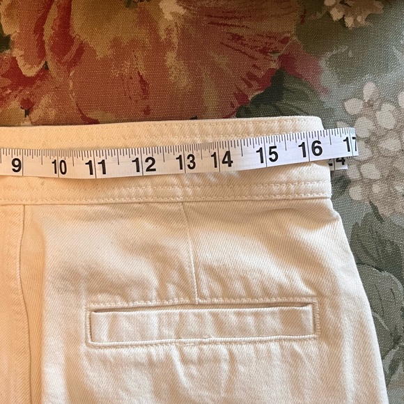 J Crew Cream A-line Denim Skirt NWT - Picture 4 of 6